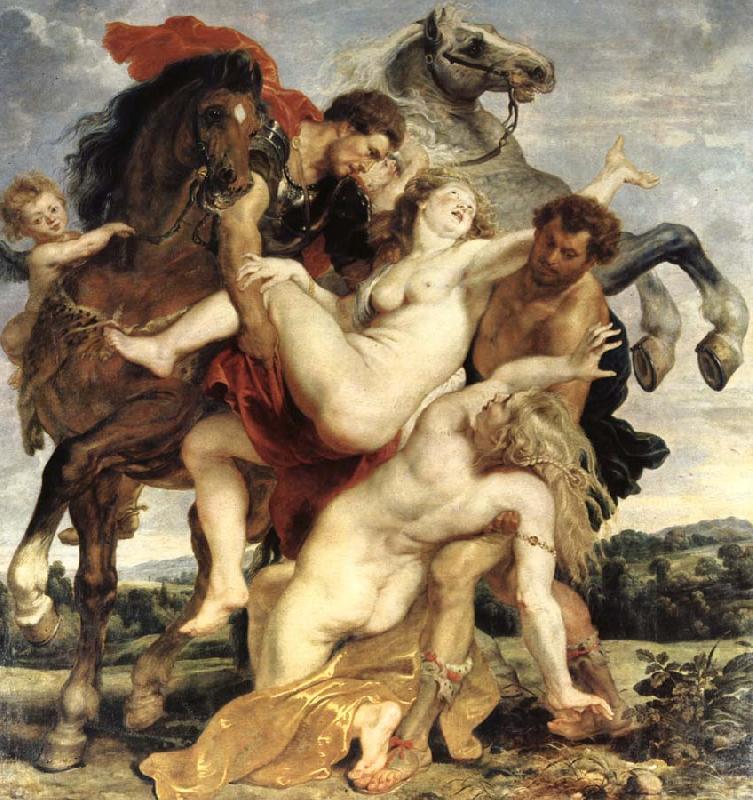 Peter Paul Rubens Rovet of Leucippus daughter oil painting image